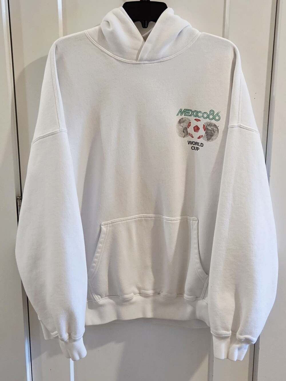 Abercrombie & Fitch 1986 Mexico World Cup Hoodie Sweatshirt - Oversized Size XL